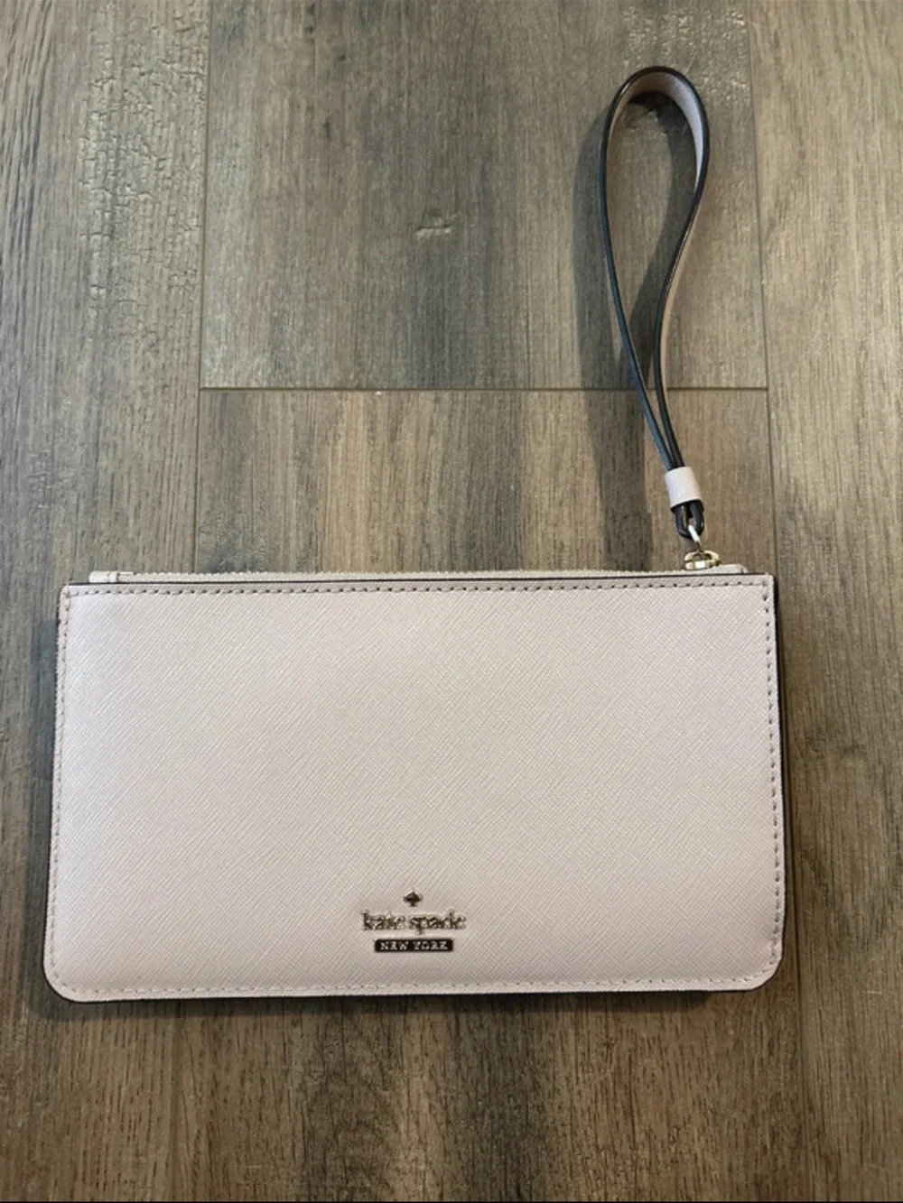 kate spade Blush Pink Wristlet Clutch with Front Pocket